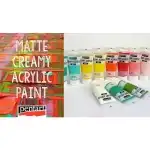Culori acrilice cremoase mate, Creamy Acrylic Matte, 60ml - Pentart, en gros