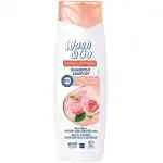 Wash&Go sampon rózsavízzel száraz hajra, 360 ml, nagykereskedelem