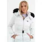budmil női téli kabát, HOLLY25, Fehér, S, nagykereskedelem
