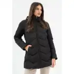 Дамско зимно яке budmil, HEATHER25, Черно, 2XL, складове на едро
