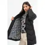 Budmil women's winter jacket, HEATHER25, Black, XL, wholesale