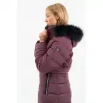 Дамско зимно яке budmil, HANNA25, Бордо, 2XL, на едро