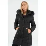 Дамско зимно яке budmil, JANICE25, Черно, XL, на едро