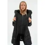 Budmil women's winter jacket, JANICE25, Black, L, wholesale