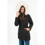 Budmil women's winter jacket, ISABELLA25, Black, XS, wholesale