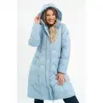 Budmil women's winter jacket, ARMANDA25, Light blue, L, wholesale