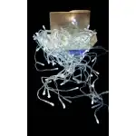 Wholesale Christmas Installation, Icicle Type, White Wire, COOL WHITE LED 6M, wholesale