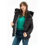 Дамско зимно яке budmil, HOLLY25, Черно, 2XL, купи на едро