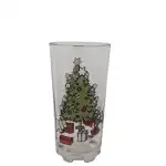 Set of 6 Christmas glass glasses 240ml, wholesale