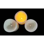 Warm LED electric candle 7.50cm, wholesale