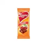 Tableta de ciocolata Laura cu crema de visine 92g, en gros