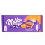Milka chocolate filled with caramel cream 100g, wholesale