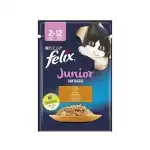Felix Fantastic Junior nedves macskaeledel csirkével aszpikban, 85g, nagykereskedelem