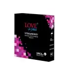 Презерватив, Love Plus Ягода, 3 броя, на едро