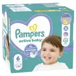 Памперси Active Baby, № 6, 13-18 кг, 56 броя, Pampers, на едро