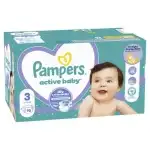 Active Baby Diapers, No. 3, 6- 10 kg, 90 pcs, Pampers, wholesale