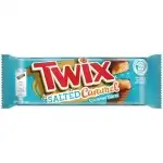 Twix biscuit and caramel bar covered in milk chocolate with a pinch of salt 2 x 23 g (46 g), wholesale