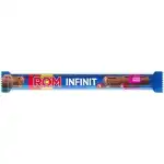 Baton ciocolata cu lapte si cirese amare Rom Infinit, 38 g, en-gros