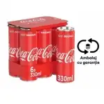 Carbonated soft drink 0.33 dose Coca Cola, RO/SGR, wholesale