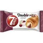 Meggyes és vaníliás töltelékkel töltött croissant, 7 Day's Double, 80g, nagykereskedelem