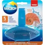 Odorizant vas toaleta Sano Bon Blue Peach 5 in 1, 55 g, angro
