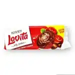 Lovita Roshen chocolate and cherry jelly cookies, 135g, wholesale