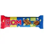 Rom, Chocolate bar with cream and salted pistachios, 44.5 g, wholesale