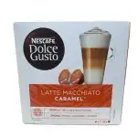 Nescafé Dolce Gusto Latte Macchiato Caramel kapszula, 109.2g, 12 kapszula – tejszínes karamellel, nagykereskedelem