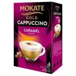 Cappuccino Mokate Gold Caramel 8 tasak x 12,5 g – édes és bársonyos íz, nagykereskedelemben