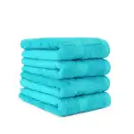 Set 4 Prosoape Fata 50x100cm 100% bumbac 500 g/mp, premium, Mov