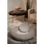 Възглавница за спане Minky Premium Round. за кучета и котки. среден и малък размер. с подвижна възглавница 85x85 см, на едро