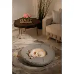 Възглавница за спане Minky Premium Round. за кучета и котки. среден и малък размер. с подвижна възглавница 85x85 см, на едро