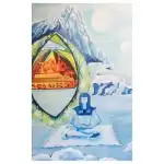 Set carnetele de buzunar Extraterestru meditand la Terra 10 + 1, 100 foi albe, 5 x 8 cm, 6429475500619