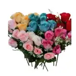 Flori artificiale trandafiri buchet 5 fire
