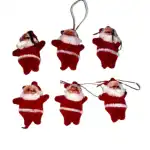 Small pine tree ornament 6/set, 13992, wholesale