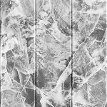 Tapet 3D, autoadeziv 70 cm x 77 cm x 0,3 cm, model marmura, Alb-Negru