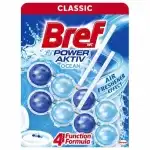 WC légfrissítő Power Activ duo kiszerelés 2 x 50 gr Ocean BREF, nagykereskedelem