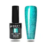 Oja semipermanentă Next By Zellia 10ml fără Hema/Tpo 120MERMEL DREAM TURQUOISE SHIMMER, 10181652, en-gros