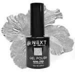 Oja semipermanentă Next By Zellia 10ml fără Hema/TPO 061SILVER RAIN RECE BRIGHT SILVER SHIMMER, 89600764, en-gros