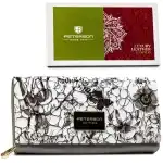 Peterson Women's Leather Wallet Ptn Ph20Lfl6905 Black Black, 16961715, wholesale