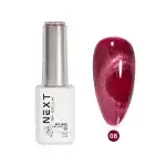Oja semipermanentă Next By Zellia 10ml, culoare vin roșu Cat Eye 008, 16862111, en-gros