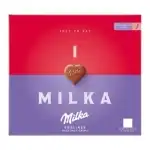 Praline cu crema de alune si nougatI LOVE NOUGAT Milka 110g, en gros