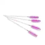 Set de 2 unități: Set de 50 periuțe pentru extensii de gene, liliac