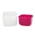 Set of 2 units: Bit sterilization box, pink, wholesale
