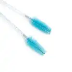 Set de 2 unități: Set de 50 periuțe pentru extensii de gene, turcoaz