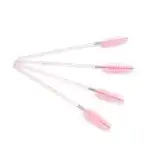 Set de 2 unități: Set de 50 periuțe pentru extensii de gene, roze