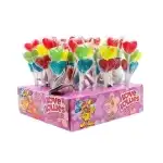 Funny Candy Acadele cu aromă de fructe Love Lolly Bouquet, Set 18 bucăți x 50g