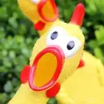 Large screaming rubber chicken, K010745, wholesale