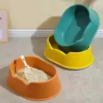Овална полузатворена котешка тоалетна, M000047, на едро