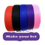 Mini solid color textile hand leashes, NB150101110, wholesale